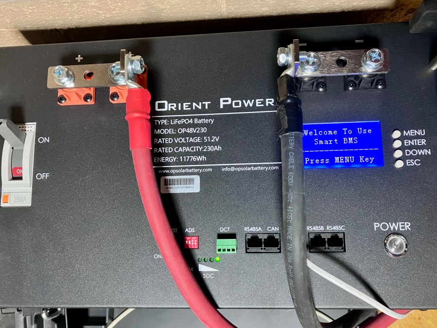 Orient Power 51.2V 230Ah Server-Rack Battery