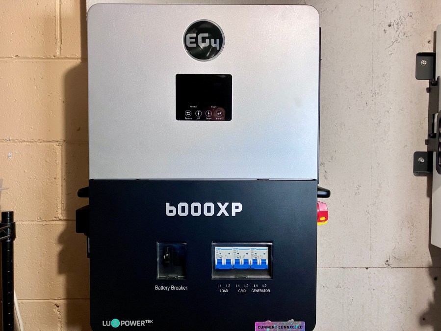 EG4 6000XP Inverter/Charger 120/240V AC; 6000W Output 9000W Solar