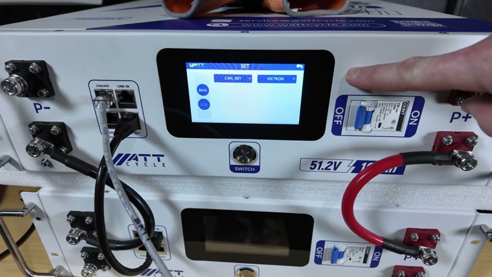 WattCycle 48V 100Ah V2 Server-Rack Battery
